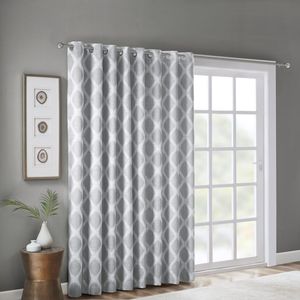 Ikat stampato oscurante tenda Patio pannello singolo mantovana - Product Image 3