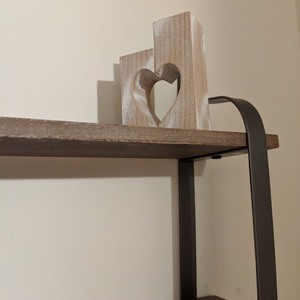 ที่วางเทียนรูปหัวใจไม้สำหรับตกแต่งบ้านวันวาเลนไทน์ใช้วัสดุที่ทนทาน - Product Image 3