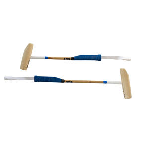 Mazas de polo hechas a mano con eje duradero y cabeza equilibrada, diseñadas para un entrenamiento confiable de velocidad de swing y para partidos. - Product Image 1