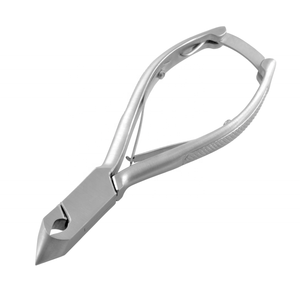 KOUNAIN Cortador de uñas de media luna de acero inoxidable resistente de alta calidad con mango de bloqueo para uñas duras de los pies y uñas de los dedos - Product Image 1