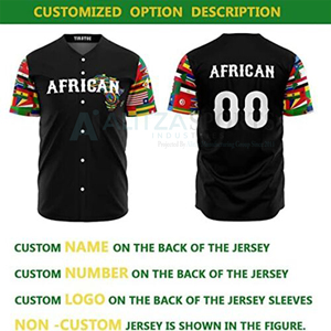 Maillot de baseball noir unisexe à manches longues en polyester, anti-humidité, numéros d'équipe imprimés au dos, coupe classique, toutes saisons, 3D - Product Image 4