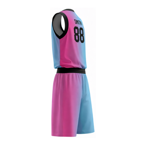Ensemble d'uniformes de basketball personnalisés de haute qualité, maillot et short imprimés par sublimation pour les équipes, vêtements de sport - Product Image 5