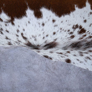 Large Cowhide Rugs 100% Cowhide Leather Rugs Tricolor Cow Hide Skin Carpet Area 15-35 SQFT Natural Cow Hide Skin Rugs - Product Image 6