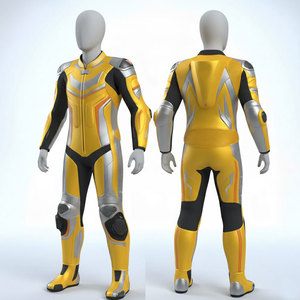 Customize Racing Suit Top Quality Custom Printed Logo Customized Logo Printed Kart Racing Racing Suit Leather - Product Image 5