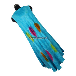Fabricante de vestidos largos de verano con estampado tie-dye, modernos y a la moda, hechos a mano para mujer. - Product Image 6