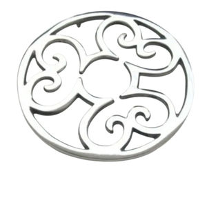 Elegante Salvamanteles de Metal para Cocina, Resistente al Calor, de Alta Calidad, Decorativo, Diseño de Llave de Aluminio, Salvamanteles Redondo para Decoración de Mesa de Comedor - Product Image 5