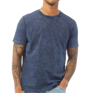 T-shirt surdimensionné 100% coton, col rond, style streetwear, lavage à l'acide, qualité supérieure - Product Image 2