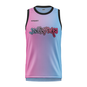 Vêtements de sport personnalisés par sublimation du Vietnam, uniformes actifs, maillots de basket-ball à design OEM et ODM, ensemble comprenant débardeur - Product Image 1