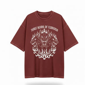 T-shirt homme en coton doux, effet délavé vintage, respirant, confortable, coupe décontractée, idéal pour le streetwear décontracté. - Product Image 6