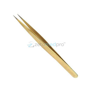 Pinzas de Precisión para Pestañas, de Acero Inoxidable, con Punta Fina, Herramienta de Belleza Antiestática - Product Image 3