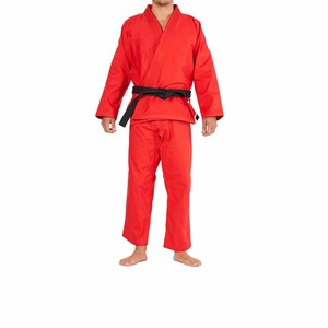 ชุดยูนิฟอร์มบราซิลเลียนยิวยิตสู (BJJ Gi) ผ้าฝ้ายแท้ 100% 550 GSM ผลิตตามสั่ง พร้อมป้ายโลโก้แบบกำหนดเอง คุณภาพสูง ผ้าโพลีเอสเตอร์ลายเพิร์ลวีฟ สำหรับศิลปะการต่อสู้ รับผลิตแบบ OEM - Product Image 1