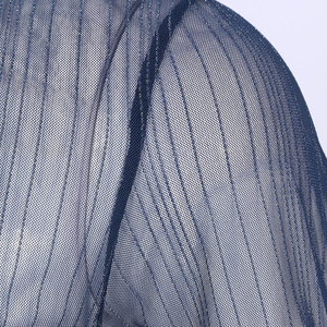 T-shirt en maille pour homme, col rond, tissu respirant, léger, vêtements de sport décontractés, haut de sport en maille pour homme - Product Image 3