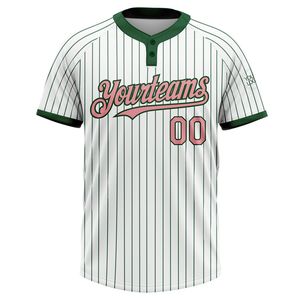 Maillot de sport unisexe OEM personnalisé pour équipe, grande taille, softball, deux boutons, 100 % polyester respirant, manches courtes, couleur unie, vente en gros - Product Image 6