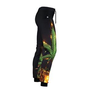 Pantalones Deportivos Sublimados para Hombre, Diseño Cielo Púrpura, Cintura Elástica con Cordón, Joggers Casuales, Pantalones de Poliéster de Peso Medio - Product Image 3