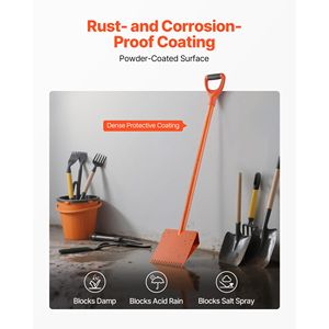 1 Confezione di Pale per Tegole con Impugnatura a D, Leggere, 45 cm #   Ripper per Tetti in Acciaio ad Alta Durezza per Facile Rimozione di Tegole - Product Image 5