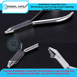 Alicates Ortodónticos Juveniles de 13 cm para Doblar Alambres, Formar Lazos y Ajustar Arcos Dentales, Instrumento Dental Premium - Product Image 2