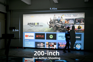 AUN U002 Projecteur de cinéma maison portable professionnel 1080p 4K MINI économique 3D Smart TV Marque Dropshipping - Product Image 3