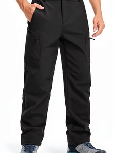 Pantalones de esquí impermeables para hombre con bolsillos con cremallera, material Gore-Tex, ropa para exteriores, pantalones de esquí personalizados, pantalones de nieve de talla grande - Product Image 4