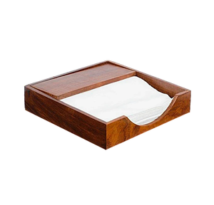 Caja de pañuelos de madera con buen acabado, artículo de mesa ecológico para el hogar, la mejor calidad y más vendido. - Product Image 1