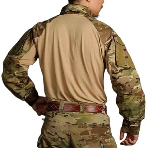 Conjunto de Uniforme Táctico para Hombre, Camiseta de Manga Larga de Lona y Pantalones Cargo para Exteriores con Camuflaje para Caza - Product Image 4