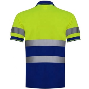 Veste de travail en polyester coupe-vent haute visibilité personnalisée, certifiée CE, fluorescente, Oxford, vision nocturne, vêtements de travail routier - Product Image 6