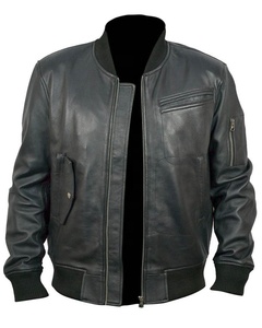 Chaqueta de Cuero Genuino Shia Labeouf con Bandera de Estados Unidos, Chaqueta de Moda Impermeable y Transpirable 100% Fibra de Poliéster, Tallas XS a XXXXL - Product Image 5