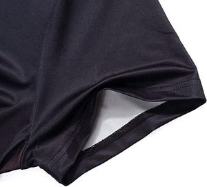 เสื้อเชิ้ตผู้ชายแบบทางการ พิมพ์โลโก้ตามสั่ง ลายเรียบ แห้งเร็ว ความยาวสั้น - Product Image 5