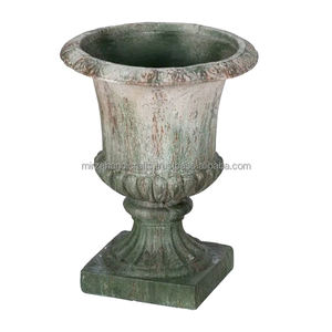 Urna de jardín decorativa para interior y exterior, macetas y jardineras de flores casi naturales, urna decorativa para el hogar - Product Image 6