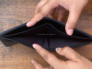 ออกแบบใหม่ของแท้หนังหรูหรากระเป๋าสตางค์ผมบนหนัง Cowhide โลหะผู้ชาย Bi-fold กระเป๋าสตางค์ผู้ถือบัตรของขวัญเงินสดสําหรับเขา - Product Image 6