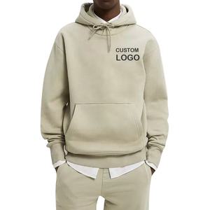 Fleece <b>Hoodie</b> Custom High Quality 500 Gsm <b>Hoodie</b> 100% Terry <b>Mens</b> Premium <b>Hoodie</b> - Product Image 3