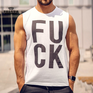 Débardeur de fitness 100 % coton pour homme 2025 – Séchage rapide, respirant, idéal pour l'entraînement estival, la gym, le basketball – T-shirt tricoté pour l'été - Product Image 1
