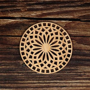 Handcrafted Plated Wood Serving Tray Coaster Set High Quality Customized <b>Home</b> Use Durable Modern <b>Welcome</b> <b>Gifts</b> - Product Image 3