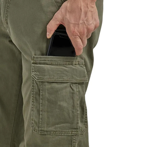 Pantalon cargo léger, anti-rétrécissement, indéchirable, facile à porter, pour usage quotidien, faible MOQ, pour le bureau, décontracté, personnalisé, 6 poches - Product Image 4