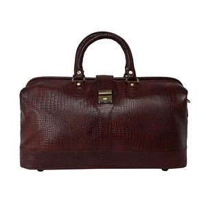 Bolsos de cuero de lujo, genuinos, de cocodrilo y veganos, bolsos de mano, de viaje, de golf y de aseo para hombres. - Product Image 4