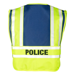 High Visibility Reflective Safety Security Vest <b>Jackets</b> Engineer Workwear Construction Road <b>Worker</b> Zipper Vest For Workwear - Product Image 3