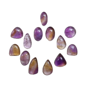 Ametrine naturelle cabochon, pierre précieuse en vrac pour la fabrication de bijoux, pendentif, bague, bracelet, cadeau - Product Image 2