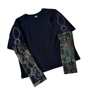 Double Sleeve Shirt Character Lighting Autumn Graphic Design Zipper-Up Hooded Sweatshirt for Men Women Unisex - Product Image 3