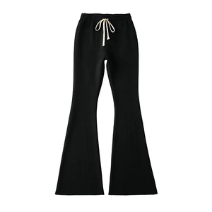 <b>Women</b> Stylish Vintage Flare Trousers High Street Style Multi-Pocket Comfortable Mid Waist Breathable Waterproof Canvas Quick Dry - Product Image 1