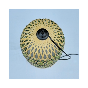 Pantalla de Lámpara de Bambú Ecológica con Forma de Trampa para Peces - Decoración Tejida Cruzada para Hostelería y Uso Doméstico - Product Image 5