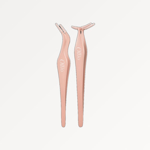 yelix <b>eyelash</b> <b>extension</b> Olio No-<b>Glue</b> <b>Eyelash</b> Tweezers L-Shaped <b>eyelash</b> <b>extensions</b> supplies - Product Image 2