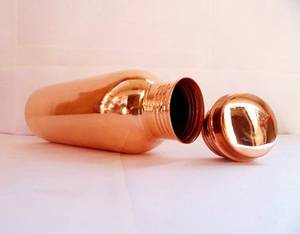 Ensemble de bouteilles d'eau en cuivre, deux tasses, finition martelée, gobelet de voyage réutilisable, cadeau pour adultes, luxe, résistant à la chaleur, sport, camping - Product Image 3