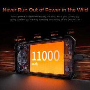โทรศัพท์มือถือ OUKITEL WP53 Pro รุ่นทนทาน แบตเตอรี่ 11000mAh แรม 8GB ความจุ 256GB กล้อง 50MP ไฟฉายสำหรับตั้งแคม<span class=keywords><strong>ป์</strong></span> มาตรฐานกันน้ำ IP68 รองรับ NFC สมาร์ท<span class=keywords><strong>โฟน</strong></span>ที่ทนทาน - Product Image 4
