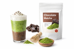 Nouvelle Poudre Instantanée de Thé Vert Matcha Bio Uji de Qualité Cérémoniale, Mélange Aromatisé, Sans Sucre, Grade A, en Sac en Vrac - Product Image 2