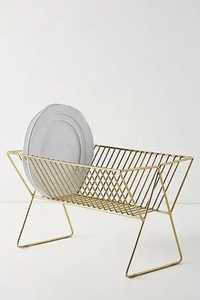 Vertical Plate Organizer Rack Metal Wire Dish Holder <b>Kitchen</b> Cabinet <b>Pantry</b> Storage Stand Drying Rack for Plates Lids Cutting Bo - Product Image 4