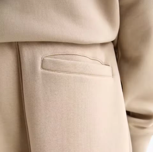 Conjunto Deportivo Minimalista Oversize para Hombre – Sudadera con Capucha de Color Sólido y Pantalones Deportivos de Pierna Ancha, Estilo Casual Urbano, 2 Piezas - Product Image 5