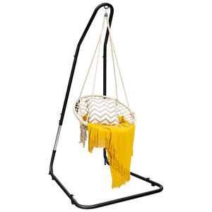 Soporte Ajustable para Silla Hamaca con Estructura de Acero, Solución Cómoda para Sentarse al Aire Libre - Product Image 4