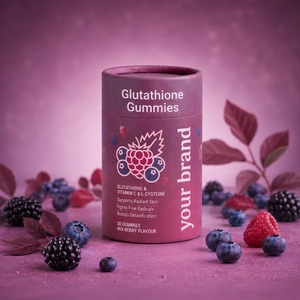 Gomitas de glutatión y vitamina C de marca privada OEM para aclarar la piel y apoyar la belleza - Product Image 4