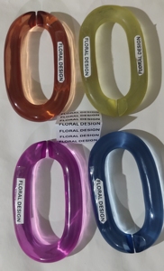 New Colour Light Weight resin chain links wholesale resin chain links bulk resin chain links for <b>decor</b> resin chain accessories - Product Image 5