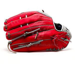 Gants de baseball en cuir durable pour l'entraînement au softball, pour les joueurs jeunes et adultes, avec une adhérence haute performance pour le terrain intérieur et extérieur. - Product Image 2