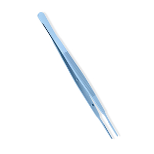 Micro-pince manuelle Debakey en acier inoxydable recouvert de titane bleu, 175 mm (6,78 pouces), droite - Product Image 3